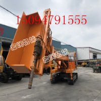 基坑支護(hù)鉆機(jī)視頻  山西專用建筑基坑履帶式錨固鉆機(jī)